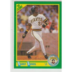Barry Bonds 1990 Score Pittsburgh Pirates Vintage Collectible #4